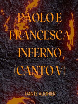 cover image of Paolo e Francesca--Inferno--Canto V